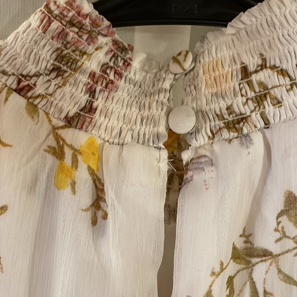 NWOT 1. State Sleeveless Halter Tiered Florals Mini Dress - Picture 7 of 9